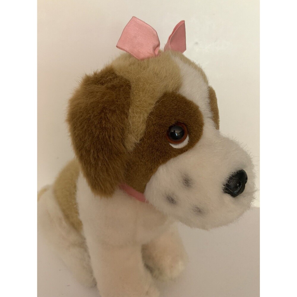 Dakin Beethoven's 2nd Missy St. Bernard Plush Pink Bow Collar 12" Vintage - Picture 4 of 14